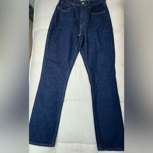 Abercrombie & Fitch High Rise Women's Jeans - Dark Blue